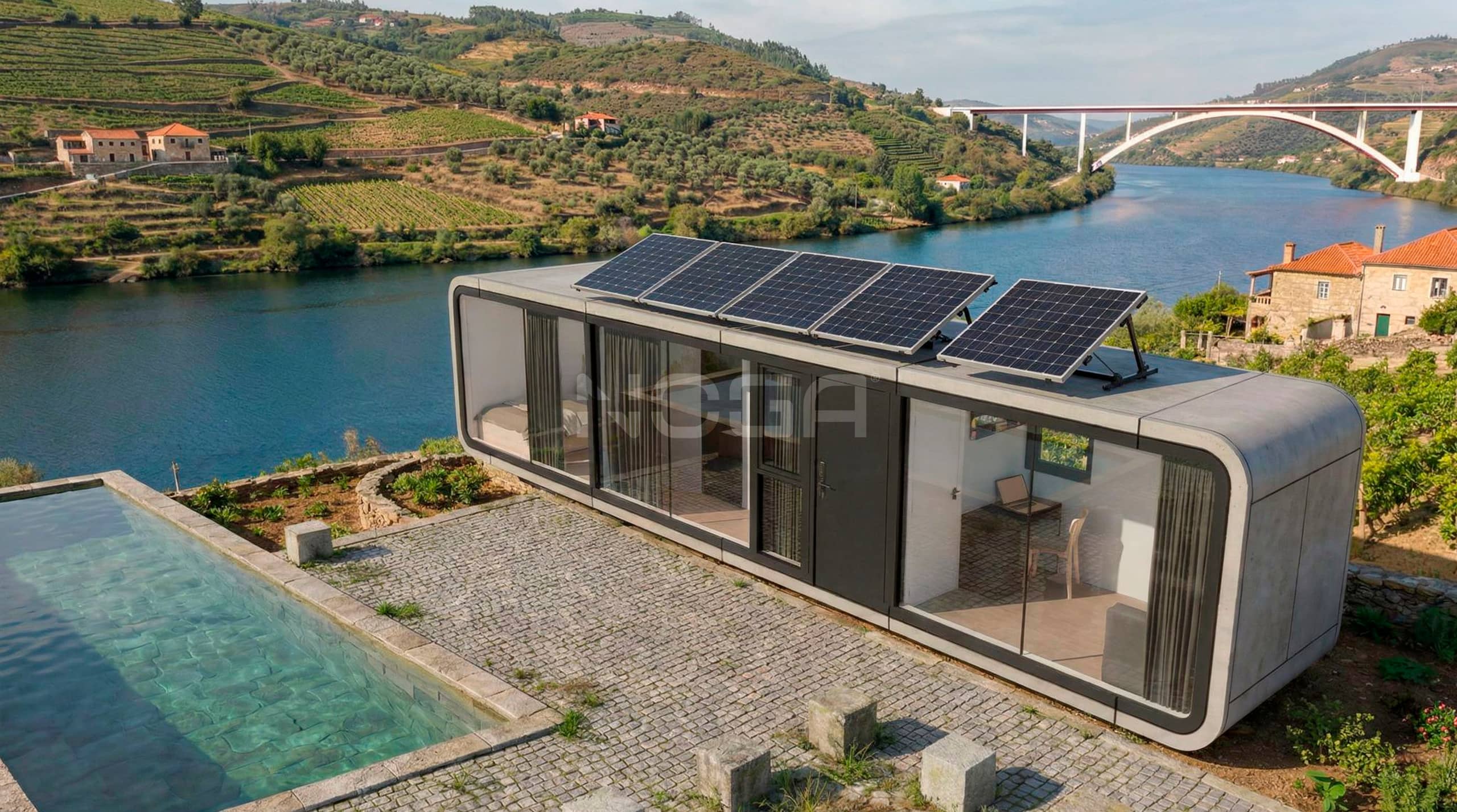 Noga com Painéis Solares